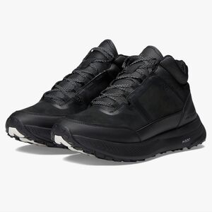 Clarks mens ATL TrailUp WP Chukka Boot Black Size 7.5 Waterproof Leather